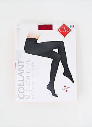 Collants stretch rouge CLIO femme
