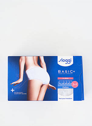 Culotte stretch blanc SLOGGI femme