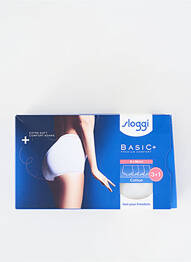 Culotte haute stretch blanc SLOGGI femme