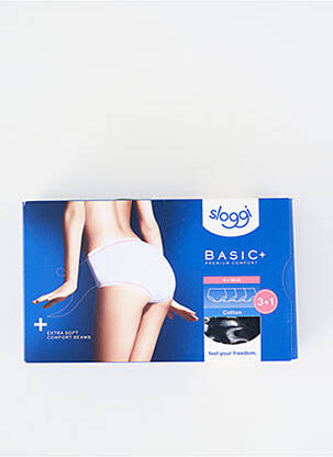 Culotte stretch noir SLOGGI femme