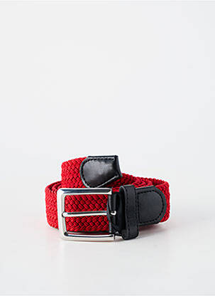 Ceinture stretch rouge DELAHAYE homme