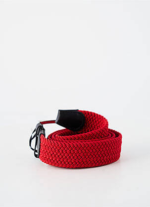 Ceinture stretch rouge DELAHAYE homme