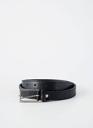 Ceinture effet matière satinée noir YEHMAN homme