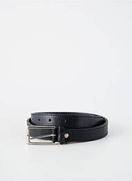 Ceinture effet matière satinée noir YEHMAN homme