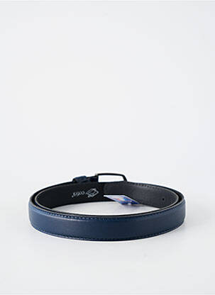 Ceinture effet matière satinée bleu COTIDI homme