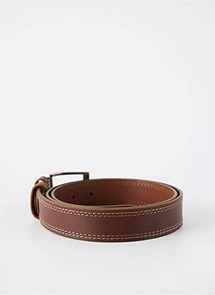 Ceinture coutures renforcées marron COTIDI homme