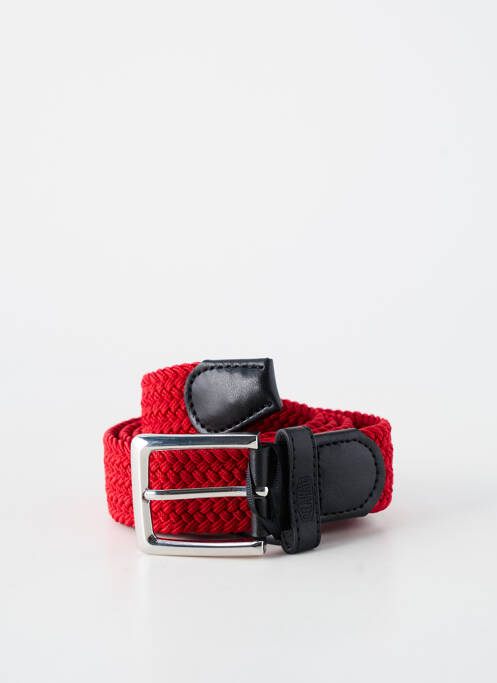 Ceinture stretch rouge DELAHAYE homme