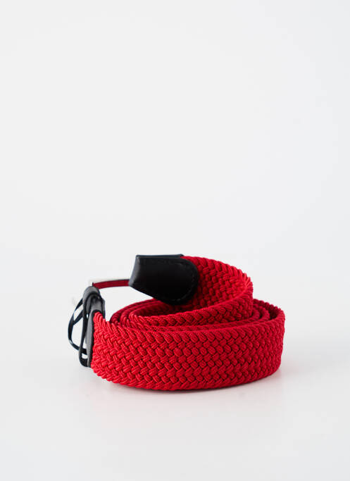 Ceinture stretch rouge DELAHAYE homme