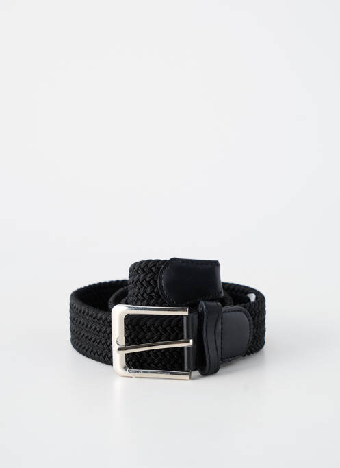 Ceinture stretch noir DELAHAYE homme