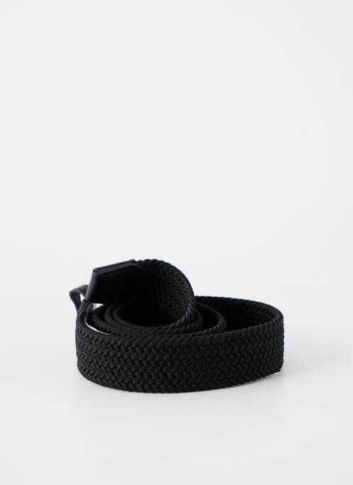 Ceinture stretch noir DELAHAYE homme