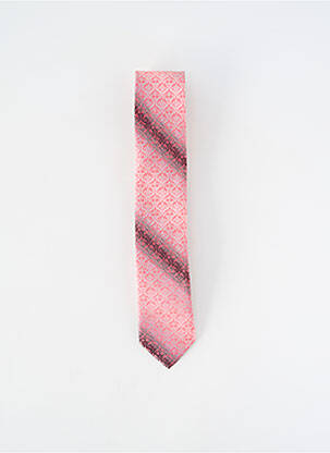 Cravate tissage satiné rose MASSILIANO SERGIO homme
