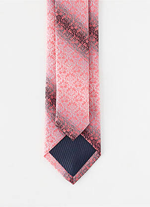 Cravate tissage satiné rose MASSILIANO SERGIO homme