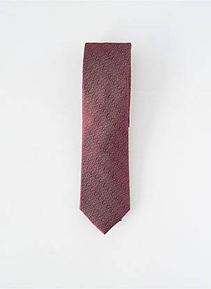 Cravate tissage satiné violet JEAN CHATEL homme