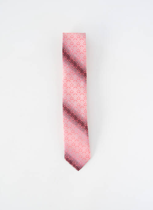 Cravate tissage satiné rose MASSILIANO SERGIO homme