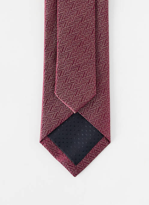 Cravate tissage satiné violet JEAN CHATEL homme