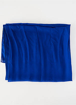 Foulard légère et transparente bleu GREGORY PAT femme