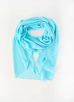 Foulard légère et transparente bleu clair GREGORY PAT femme