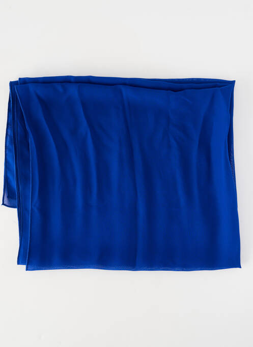 Foulard légère et transparente bleu GREGORY PAT femme
