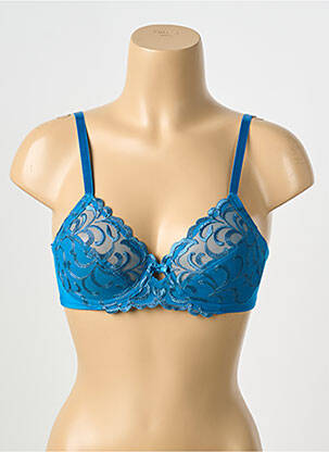 Soutien-gorge légère et transparente haut soutien-gorge emboitant bleu TRIUMPH femme