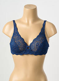 Soutien-gorge légère et transparente haut soutien-gorge emboitant bleu TRIUMPH femme