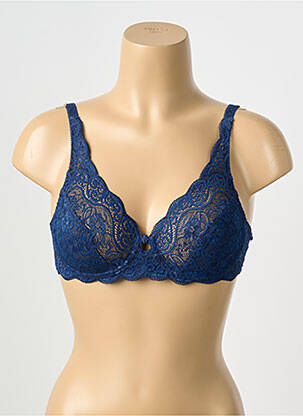 Soutien-gorge légère et transparente haut soutien-gorge emboitant bleu TRIUMPH femme