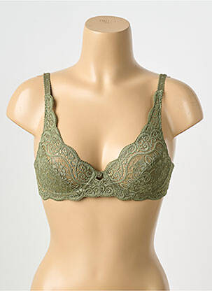 Soutien-gorge légère et transparente haut soutien-gorge emboitant vert TRIUMPH femme