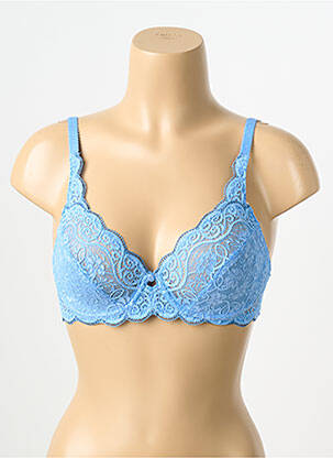 Soutien-gorge légère et transparente haut soutien-gorge emboitant bleu clair TRIUMPH femme