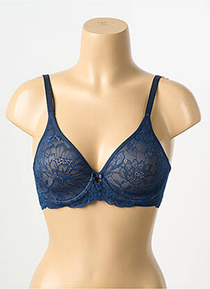 Soutien-gorge légère et transparente haut soutien-gorge emboitant bleu TRIUMPH femme
