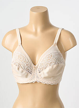 Soutien-gorge légère et transparente haut soutien-gorge emboitant beige TRIUMPH femme