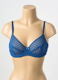 Soutien-gorge légère et transparente haut soutien-gorge emboitant bleu TRIUMPH femme