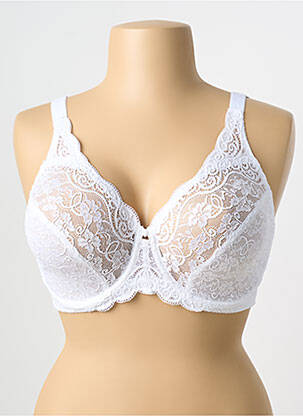 Soutien-gorge légère et transparente haut soutien-gorge emboitant blanc TRIUMPH femme