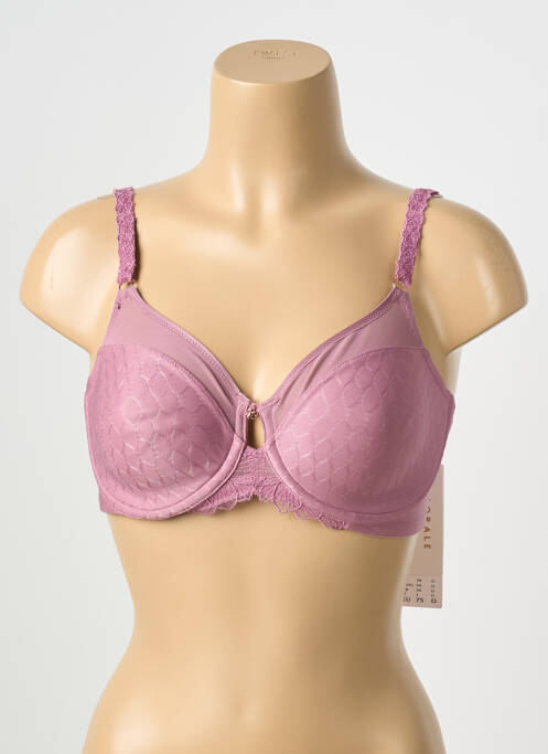 Soutien-gorge légère et transparente haut soutien-gorge emboitant violet FLORALE BY TRIUMPH femme