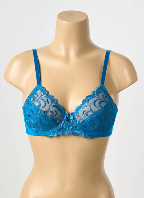Soutien-gorge légère et transparente haut soutien-gorge emboitant bleu TRIUMPH femme