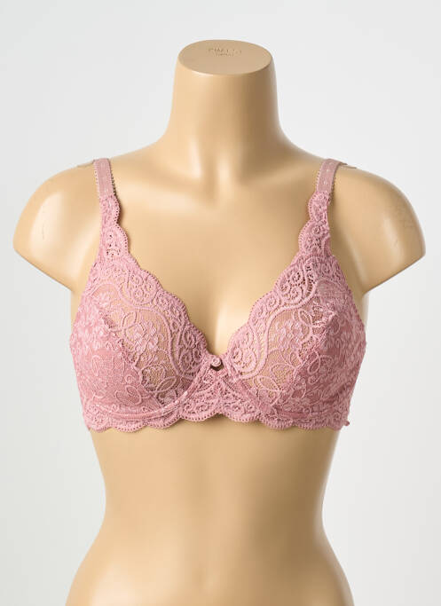 Soutien-gorge légère et transparente haut soutien-gorge emboitant rose TRIUMPH femme