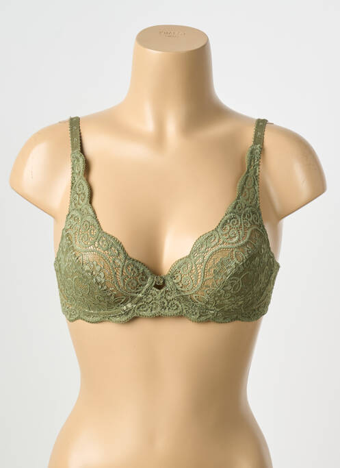 Soutien-gorge légère et transparente haut soutien-gorge emboitant vert TRIUMPH femme