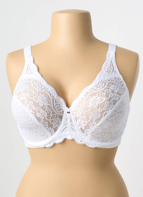 Soutien-gorge légère et transparente haut soutien-gorge emboitant blanc TRIUMPH femme