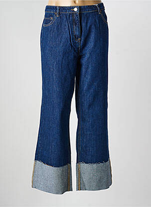 Jeans coupe large stretch taille normale bleu DIANA GALLESI femme