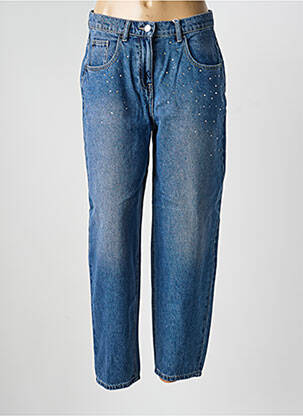 Jeans boyfriend stretch taille normale bleu DIANA GALLESI femme