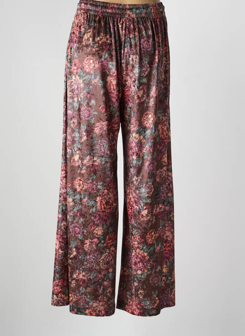 Pantalon large poches taille normale rouge LUMINA femme