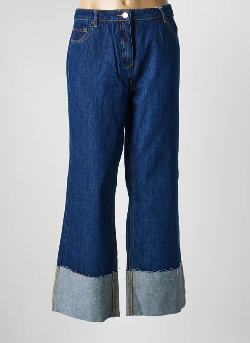 Jeans coupe large stretch taille normale bleu DIANA GALLESI femme