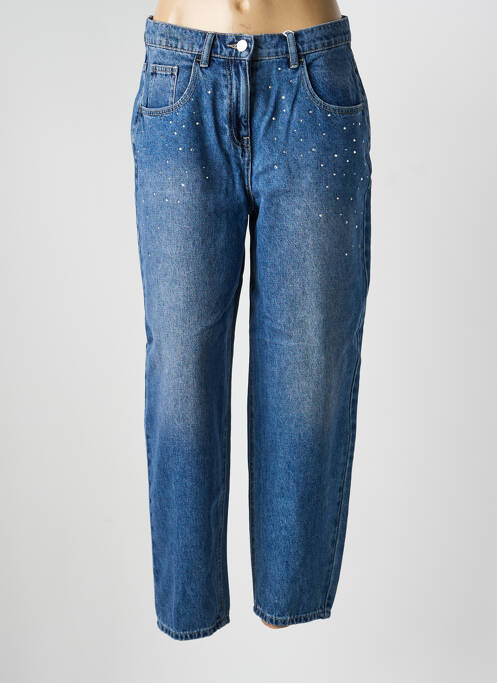 Jeans boyfriend stretch taille normale bleu DIANA GALLESI femme