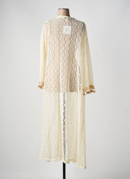 Gilet manches longues stretch beige CHANCE OFF femme