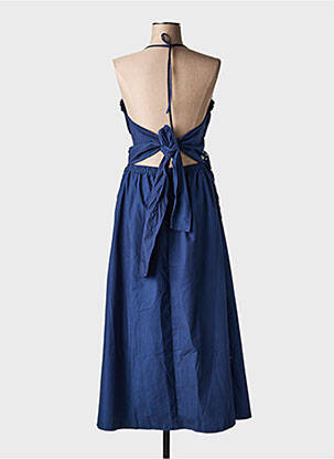 Robe longue sans manche sans manche bleu CIVICO 1 femme