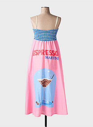 Robe mi-longue manches 3/4 manches 3/4 bleu CIVICO 1 femme