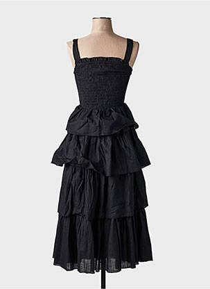 Robe mi-longue sans manche sans manche noir CIVICO 1 femme