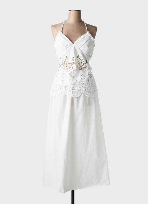Robe longue sans manche sans manche blanc CIVICO 1 femme