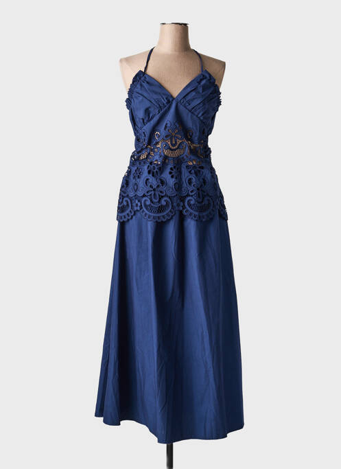 Robe longue sans manche sans manche bleu CIVICO 1 femme