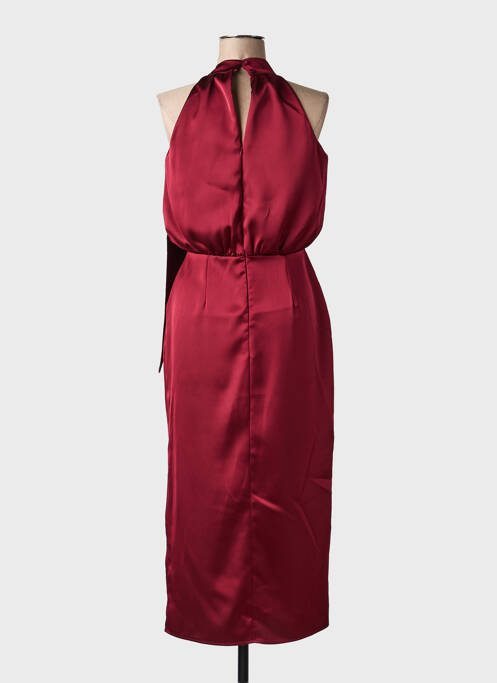 Robe mi-longue sans manche sans manche rouge ALTAMIRA femme