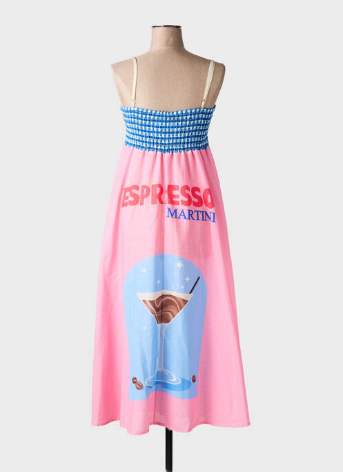 Robe mi-longue manches 3/4 manches 3/4 bleu CIVICO 1 femme