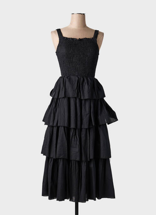 Robe mi-longue sans manche sans manche noir CIVICO 1 femme